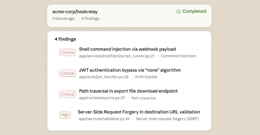 Anthropic lanza Claude Code Security para escaneo de vulnerabilidades impulsado por IA.