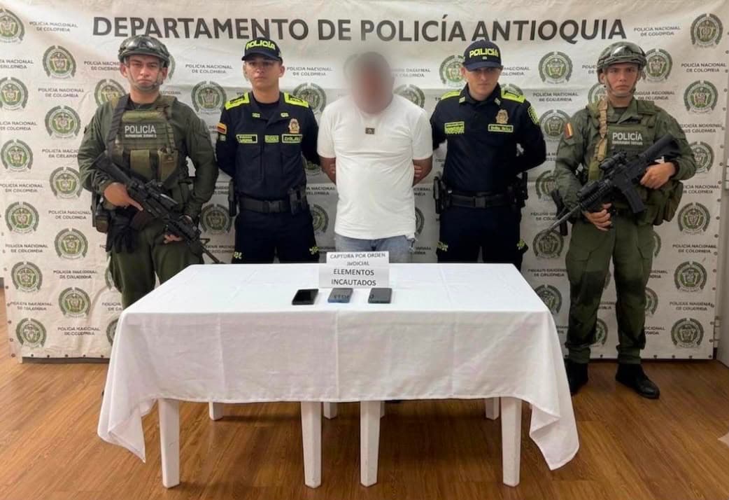 Capturado Carlos Way, presunto líder del Clan del Golfo, en un salón de juegos.
