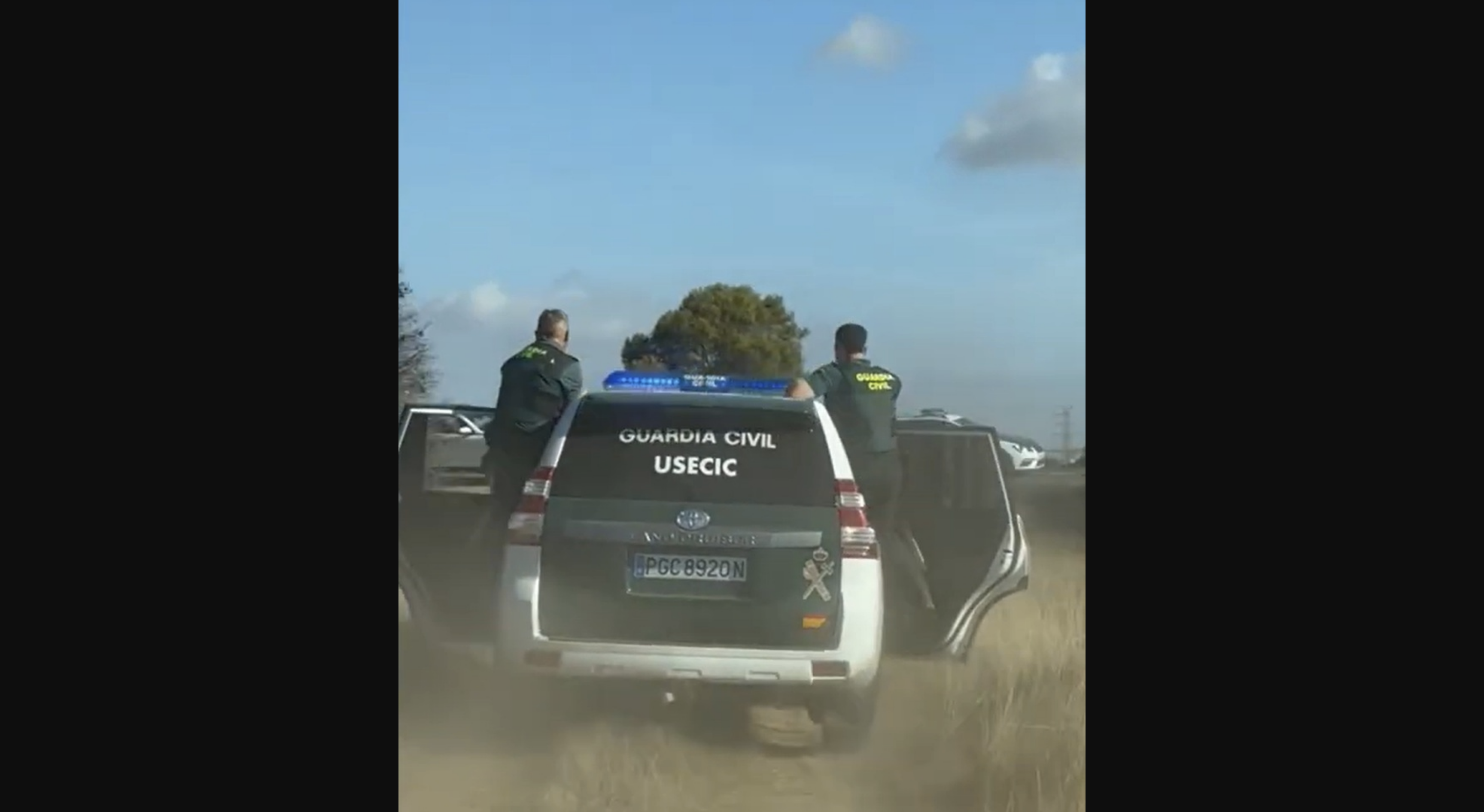 Diez arrestados durante la descarga de 3.500 kilos de hachís en Huelva