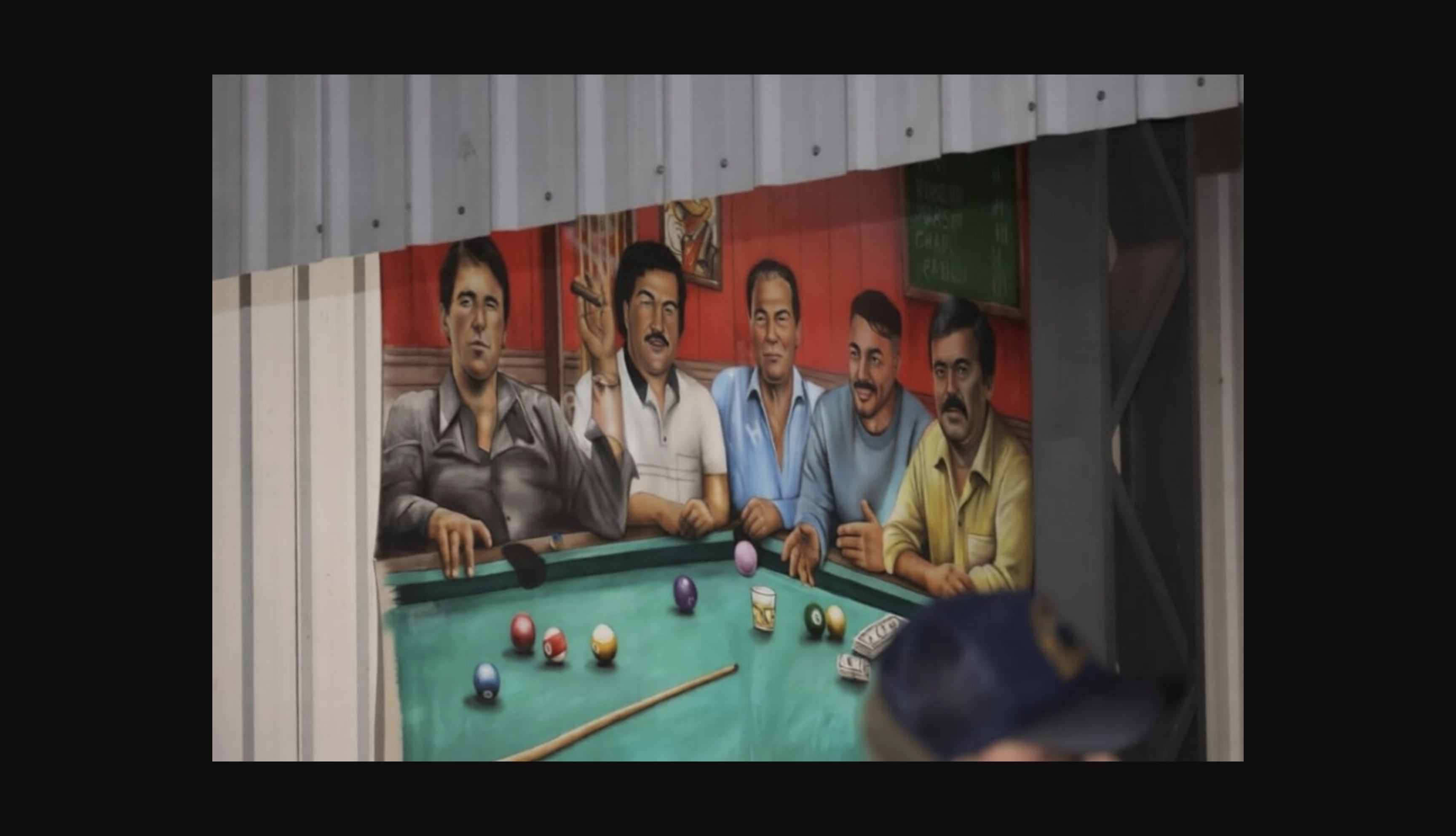 Techo de Paja', Pablo Escobar, Joaquín El Chapo Guzmán, Tony Montana y Sebastián Marset