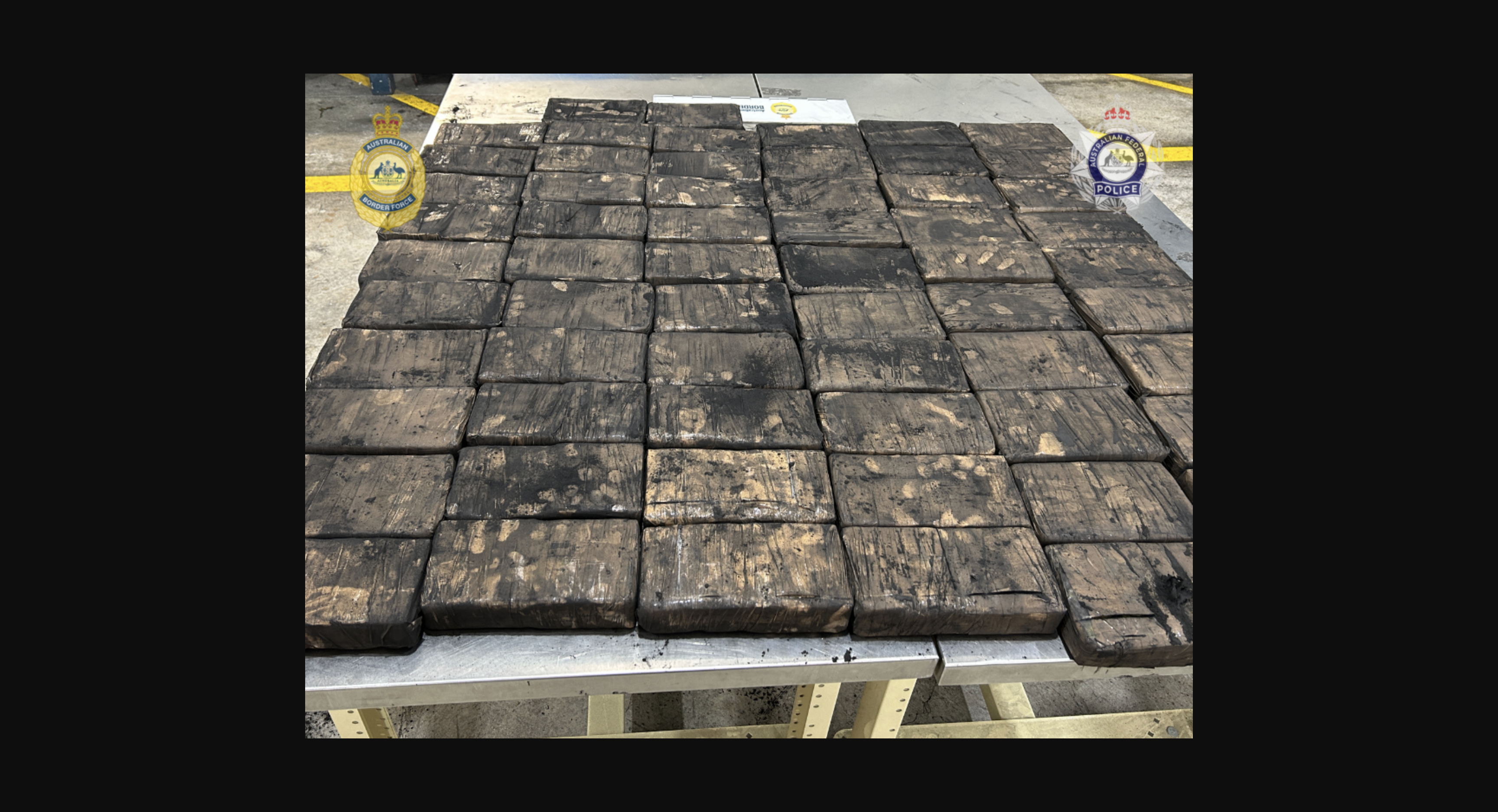 Cocaína que entra a Australia oculta en máquinas de balanceo de ruedas