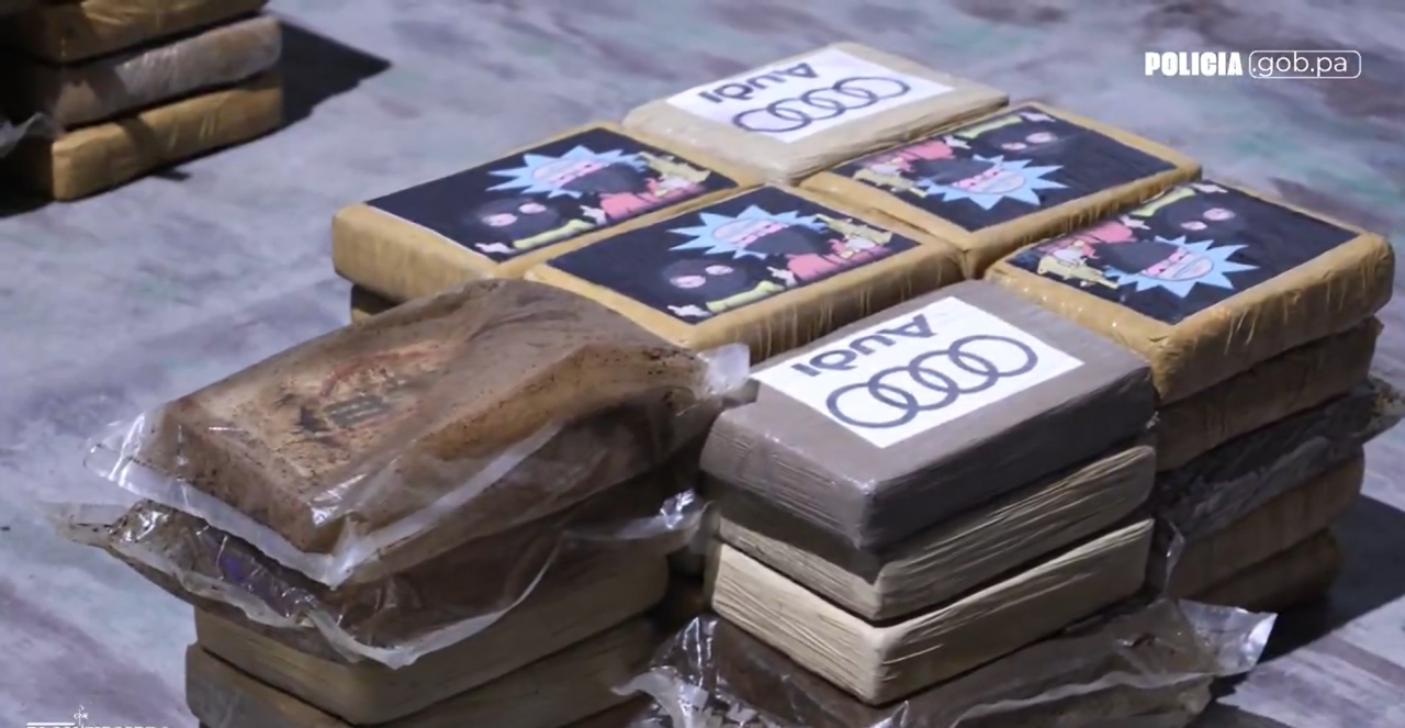 Descubren 290 bultos de cocaína en Panamá con rumbo a Barcelona