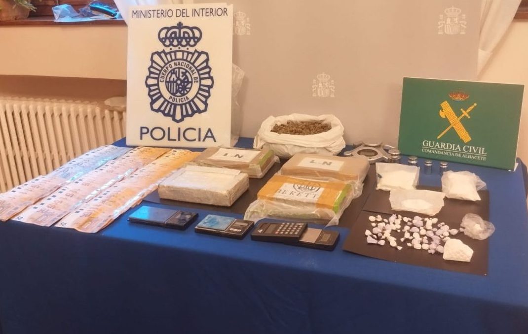 Desarticulan una extensa red de tráfico de cocaína en Cuenca y Albacete
