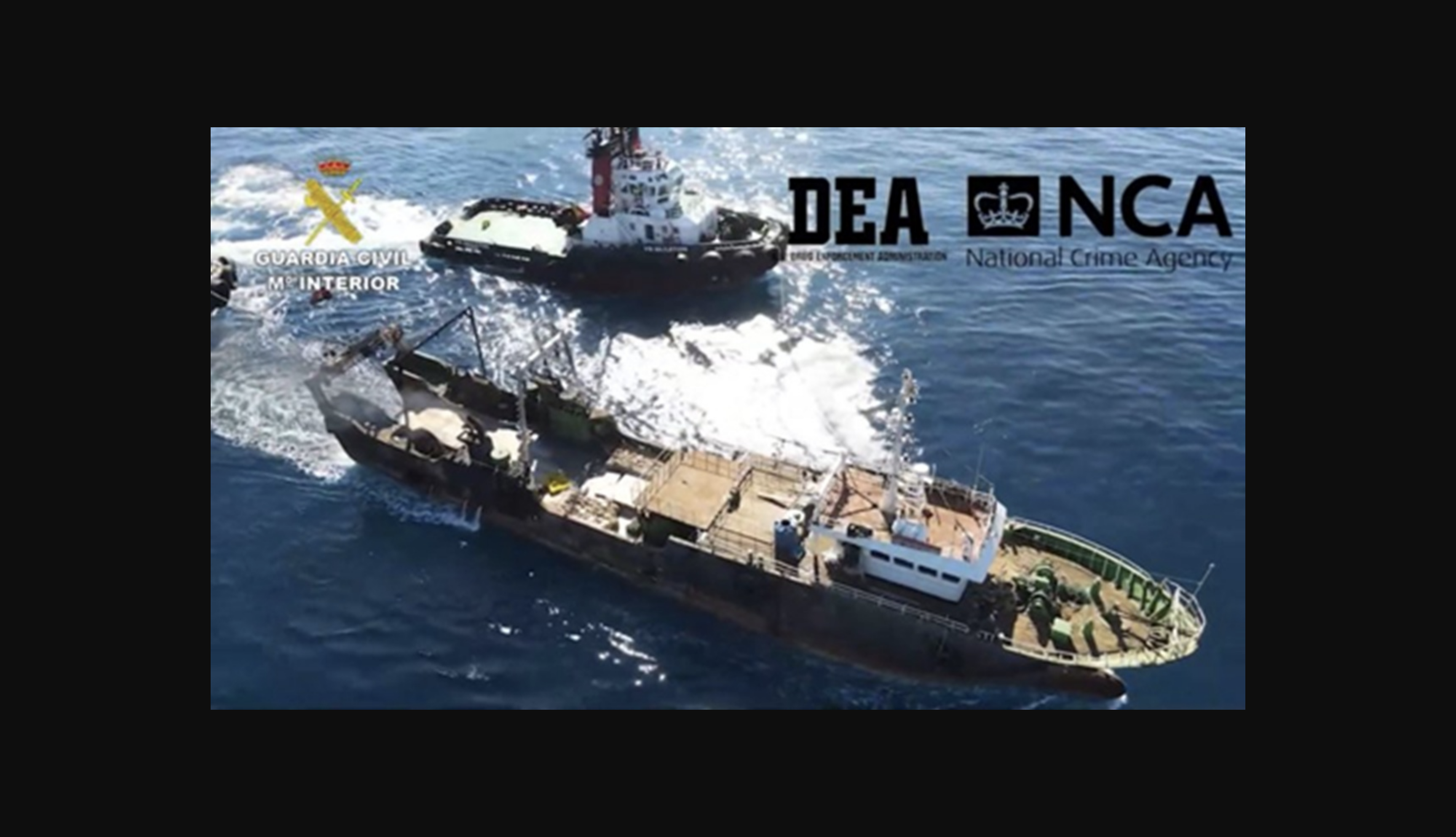 Un motín con cuchillos, un buque fantasma y tres mil kilos de cocaína