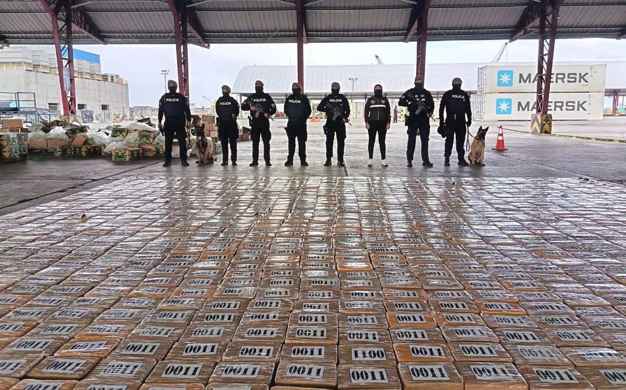 Impedida la exportación de un importante cargamento de cocaína hacia el Reino Unido.