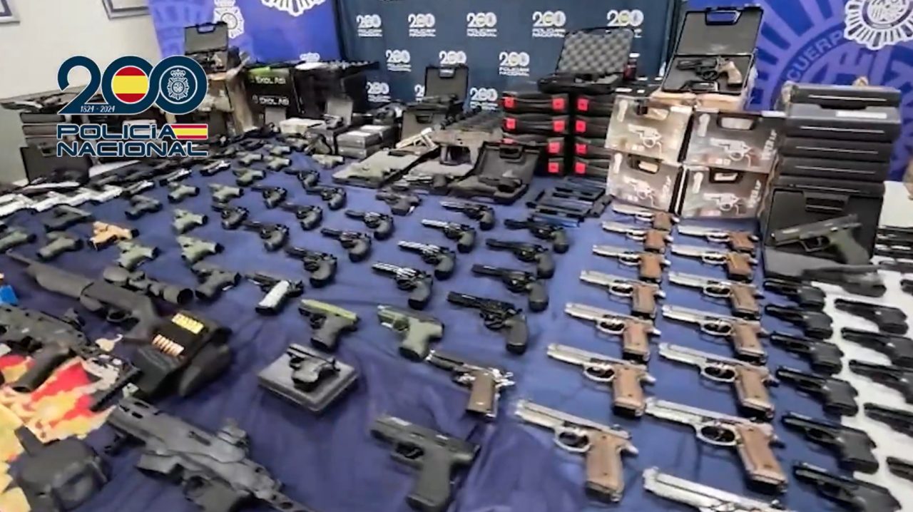 El importante arsenal de los narcotraficantes españoles se hallaba en un sótano de Figueres.