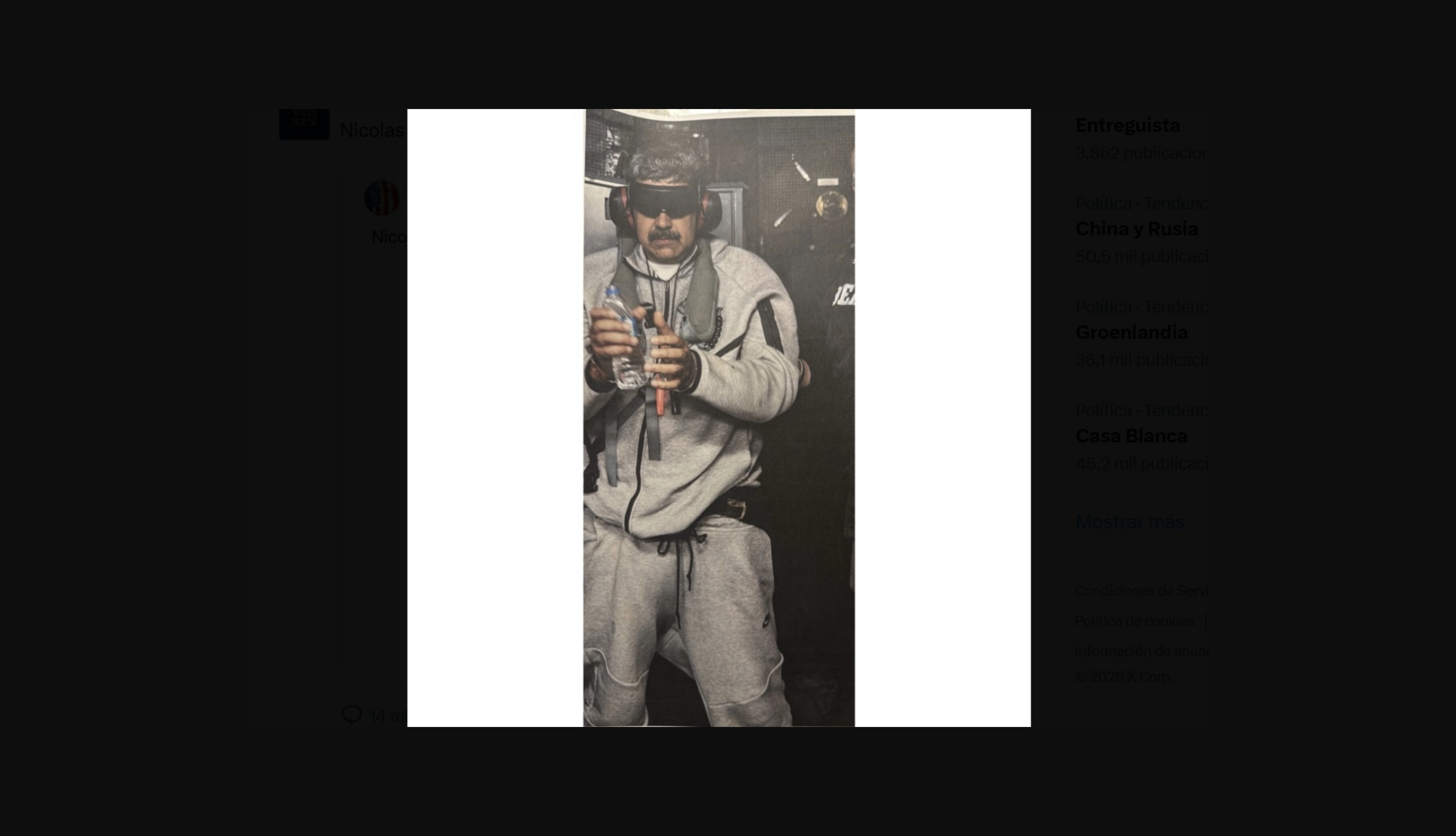 La fiscal se refiere al narcotráfico, Trump se pronuncia sobre el petróleo.